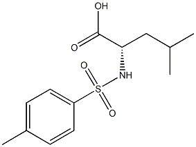 (2S)-4-METHYL-2-{[(4-METHYLPHENYL)SULFONYL]AMINO}PENTANOIC ACID,,结构式