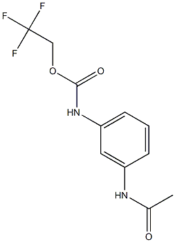 2,2,2-trifluoroethyl 3-(acetylamino)phenylcarbamate|