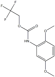  2,2,2-trifluoroethyl 2,5-dimethoxyphenylcarbamate