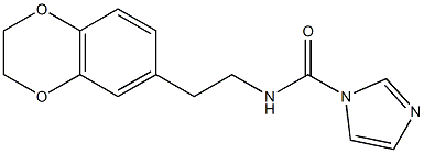 N-[2-(2,3-dihydro-1,4-benzodioxin-6-yl)ethyl]-1H-imidazole-1-carboxamide Structure