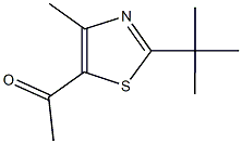 1-(2-tert-butyl-4-methyl-1,3-thiazol-5-yl)ethanone,,结构式