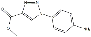 methyl 1-(4-aminophenyl)-1H-1,2,3-triazole-4-carboxylate