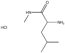 2-amino-N,4-dimethylpentanamide hydrochloride Structure