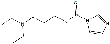 N-[3-(diethylamino)propyl]-1H-imidazole-1-carboxamide Struktur