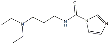 N-[3-(diethylamino)propyl]-1H-imidazole-1-carboxamide,,结构式