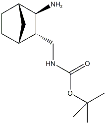tert-butyl [(1R,2S,3R,4S)-3-aminobicyclo[2.2.1]hept-2-yl]methylcarbamate,,结构式