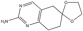 7',8'-dihydro-5'H-spiro[1,3-dioxolane-2,6'-quinazolin]-2'-amine 化学構造式