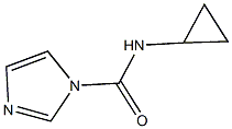 N-cyclopropyl-1H-imidazole-1-carboxamide 结构式