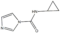 N-cyclopropyl-1H-imidazole-1-carboxamide,,结构式