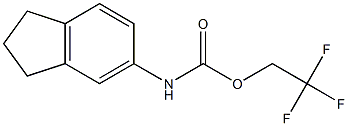  2,2,2-trifluoroethyl 2,3-dihydro-1H-inden-5-ylcarbamate