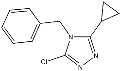 4-benzyl-3-chloro-5-cyclopropyl-4H-1,2,4-triazole Structure