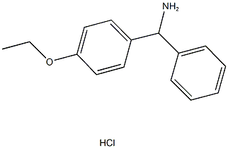 (4-ethoxyphenyl)(phenyl)methylamine hydrochloride Structure