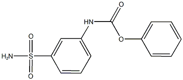 phenyl 3-(aminosulfonyl)phenylcarbamate Struktur