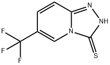 6-(trifluoromethyl)[1,2,4]triazolo[4,3-a]pyridine-3-thiol,304684-43-3,结构式