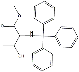 methyl N-tritylthreoninate 结构式