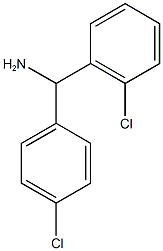 (2-chlorophenyl)(4-chlorophenyl)methanamine,,结构式