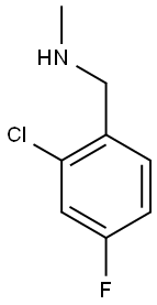 [(2-chloro-4-fluorophenyl)methyl](methyl)amine Structure