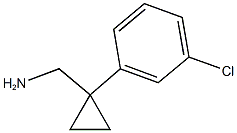 [1-(3-chlorophenyl)cyclopropyl]methanamine|
