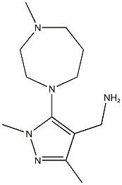 [1,3-dimethyl-5-(4-methyl-1,4-diazepan-1-yl)-1H-pyrazol-4-yl]methanamine