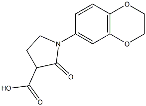 1-(2,3-dihydro-1,4-benzodioxin-6-yl)-2-oxopyrrolidine-3-carboxylic acid