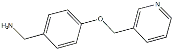 1-[4-(pyridin-3-ylmethoxy)phenyl]methanamine 结构式