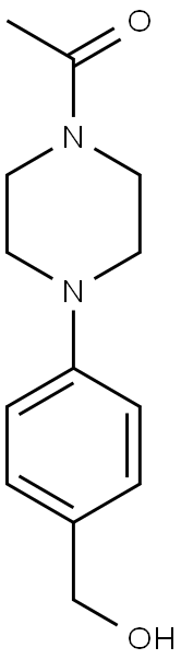  1-{4-[4-(hydroxymethyl)phenyl]piperazin-1-yl}ethan-1-one