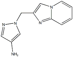 1-{imidazo[1,2-a]pyridin-2-ylmethyl}-1H-pyrazol-4-amine Structure