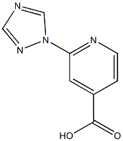 2-(1H-1,2,4-triazol-1-yl)pyridine-4-carboxylic acid Structure