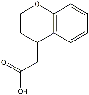 2-(3,4-dihydro-2H-1-benzopyran-4-yl)acetic acid Structure