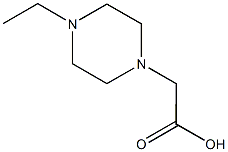 2-(4-ethylpiperazin-1-yl)acetic acid,,结构式