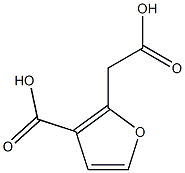 2-(carboxymethyl)furan-3-carboxylic acid Structure