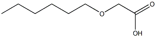 2-(hexyloxy)acetic acid Struktur