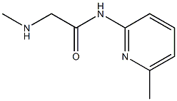 2-(methylamino)-N-(6-methylpyridin-2-yl)acetamide,,结构式