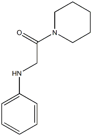 2-(phenylamino)-1-(piperidin-1-yl)ethan-1-one Structure