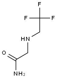 2-[(2,2,2-trifluoroethyl)amino]acetamide Structure