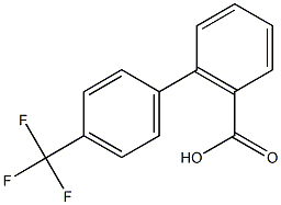 2-[4-(trifluoromethyl)phenyl]benzoic acid 结构式
