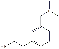 2-{3-[(dimethylamino)methyl]phenyl}ethan-1-amine 化学構造式