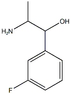 2-amino-1-(3-fluorophenyl)propan-1-ol Structure