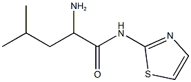 2-amino-4-methyl-N-1,3-thiazol-2-ylpentanamide|