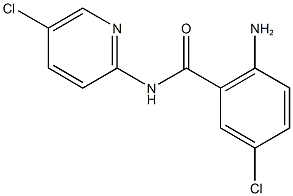 2-amino-5-chloro-N-(5-chloropyridin-2-yl)benzamide Structure