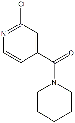 2-chloro-4-(piperidin-1-ylcarbonyl)pyridine,,结构式