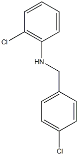 2-chloro-N-[(4-chlorophenyl)methyl]aniline