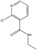 2-chloro-N-ethylpyridine-3-carboxamide,,结构式