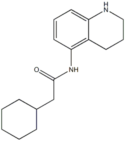 2-cyclohexyl-N-(1,2,3,4-tetrahydroquinolin-5-yl)acetamide|2-cyclohexyl-N-(1,2,3,4-tetrahydroquinolin-5-yl)acetamide