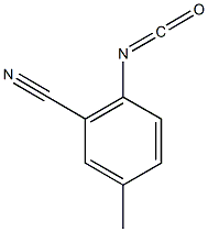 2-isocyanato-5-methylbenzonitrile 结构式