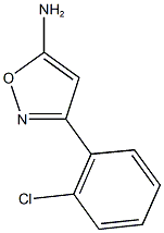 3-(2-chlorophenyl)-1,2-oxazol-5-amine Structure