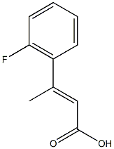 3-(2-fluorophenyl)but-2-enoic acid Struktur