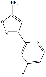 3-(3-fluorophenyl)-1,2-oxazol-5-amine Struktur