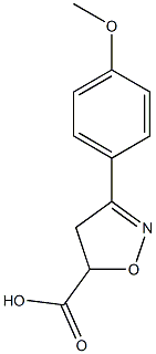 3-(4-methoxyphenyl)-4,5-dihydro-1,2-oxazole-5-carboxylic acid|