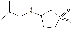 3-[(2-methylpropyl)amino]-1$l^{6}-thiolane-1,1-dione 结构式